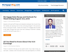 Tablet Screenshot of mortgageblog.com